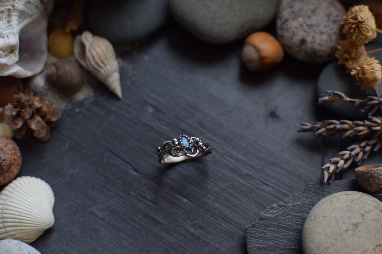 Bague ~Sylvebague~ Labradorite T55 – Image 5
