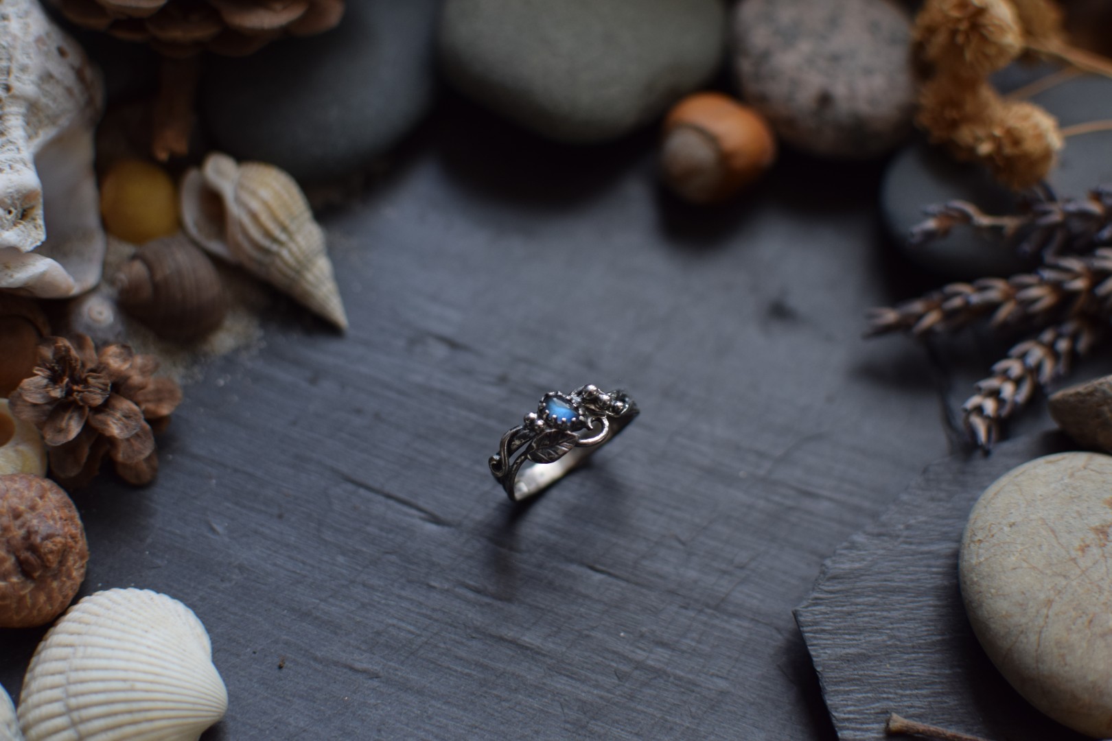 Bague ~Sylvebague~ Labradorite T55 – Image 7