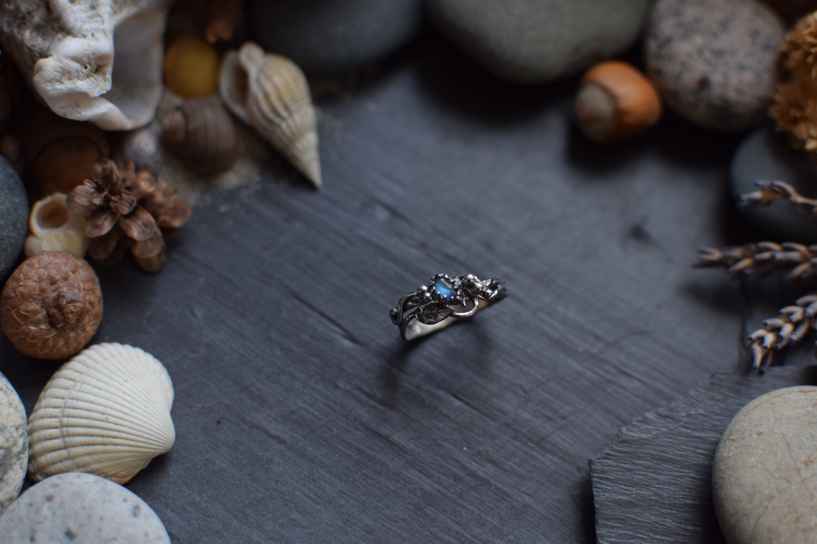 Bague ~Sylvebague~ Labradorite T55 – Image 3