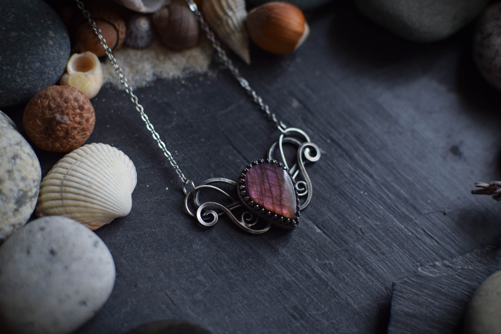 Collier ~Crépuscule~ Labradorite