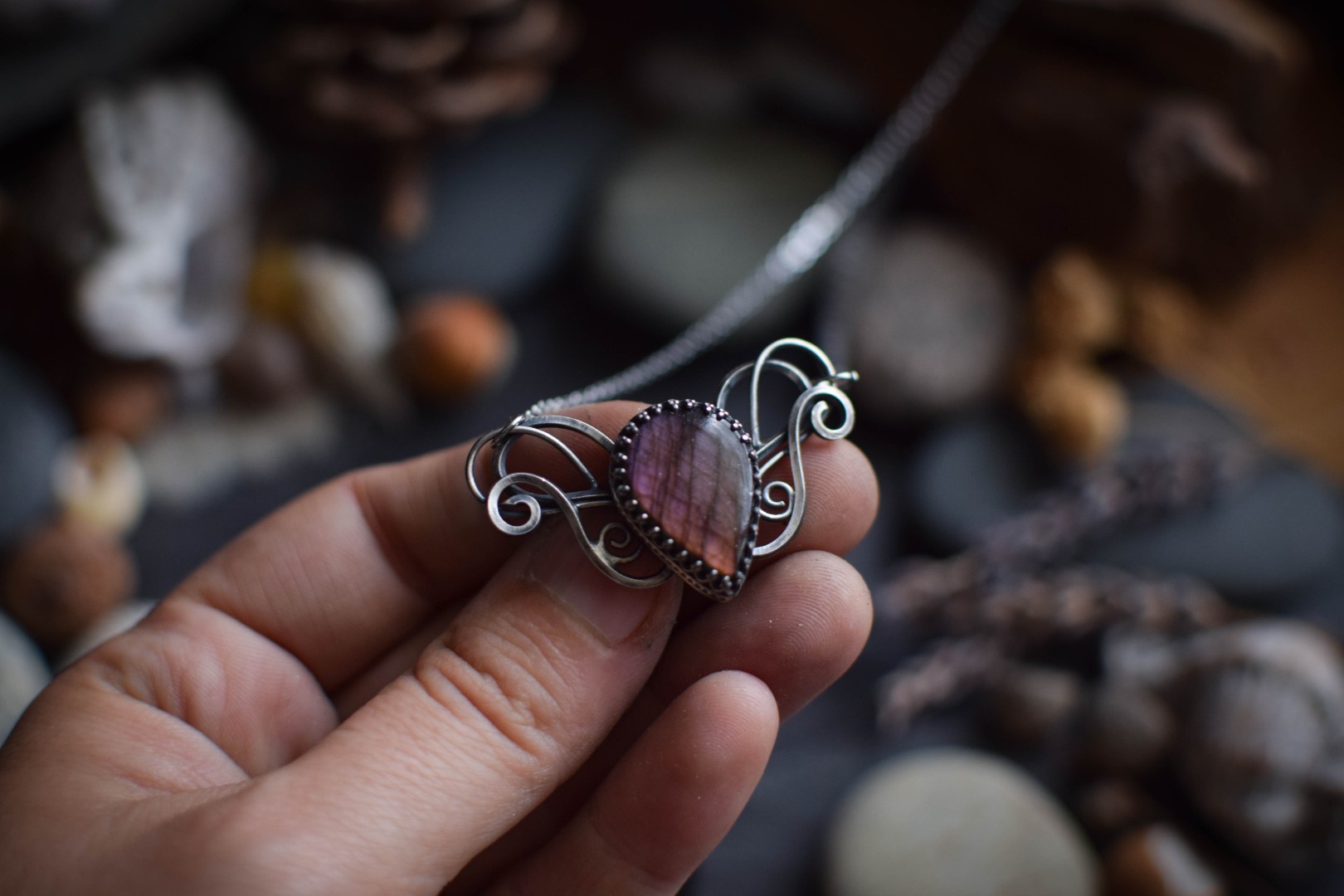 Collier ~Crépuscule~ Labradorite – Image 5