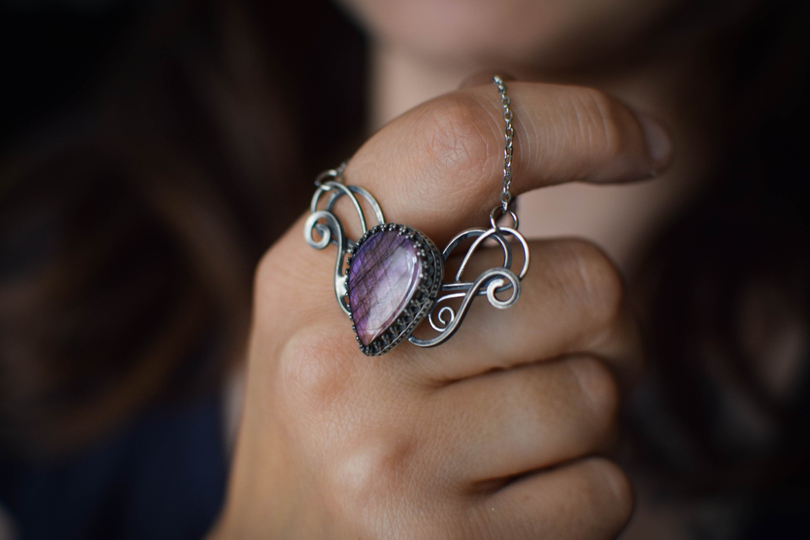 Collier ~Crépuscule~ Labradorite – Image 4