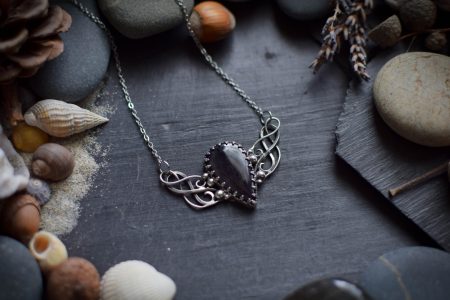 Collier ~Floraison~ Purpurite