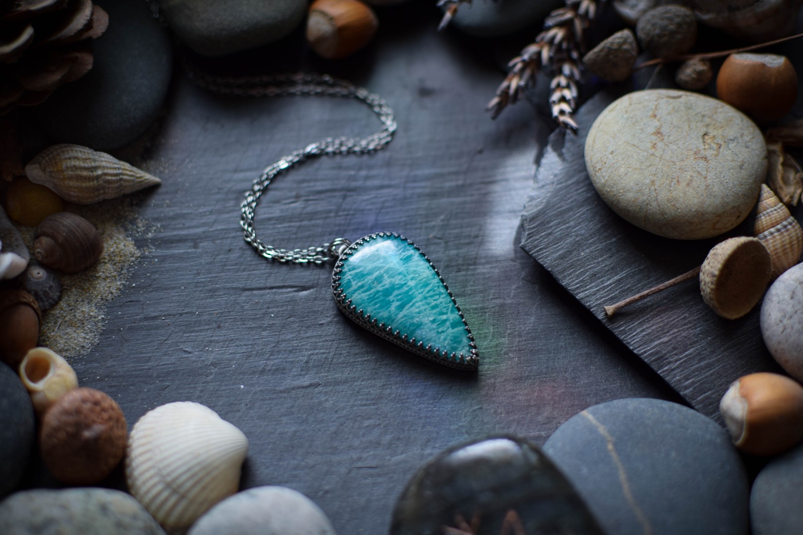 Pendentif ~Colibri~ Amazonite – Image 4