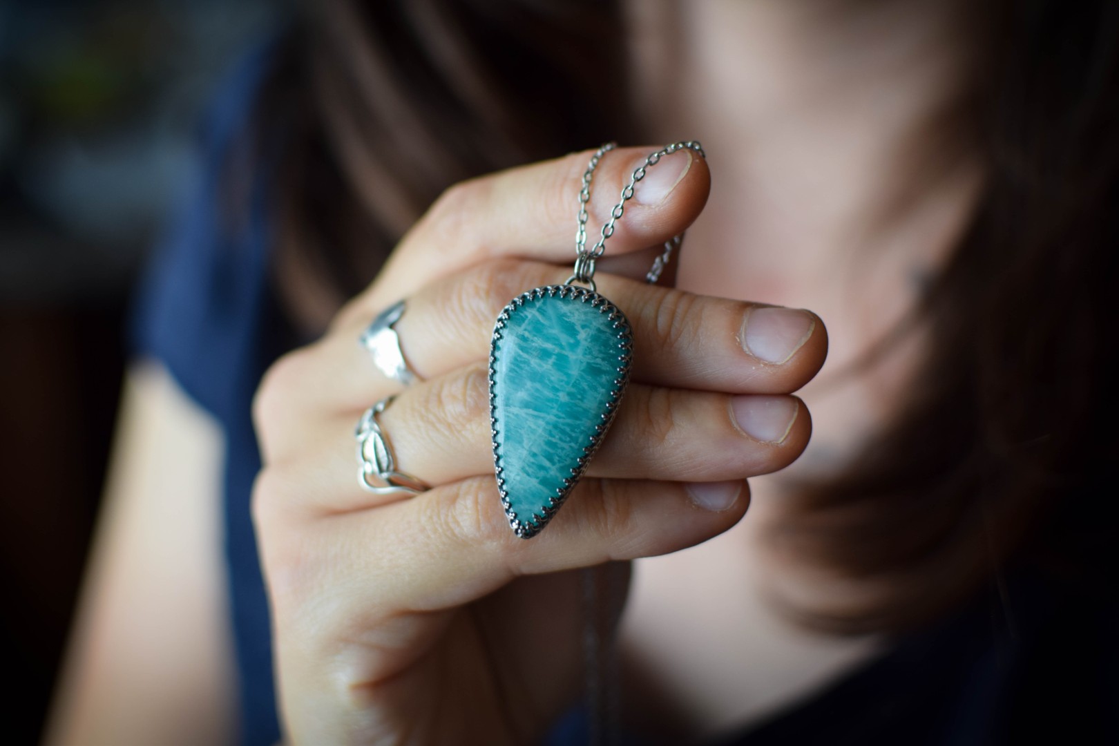 Pendentif ~Colibri~ Amazonite – Image 7